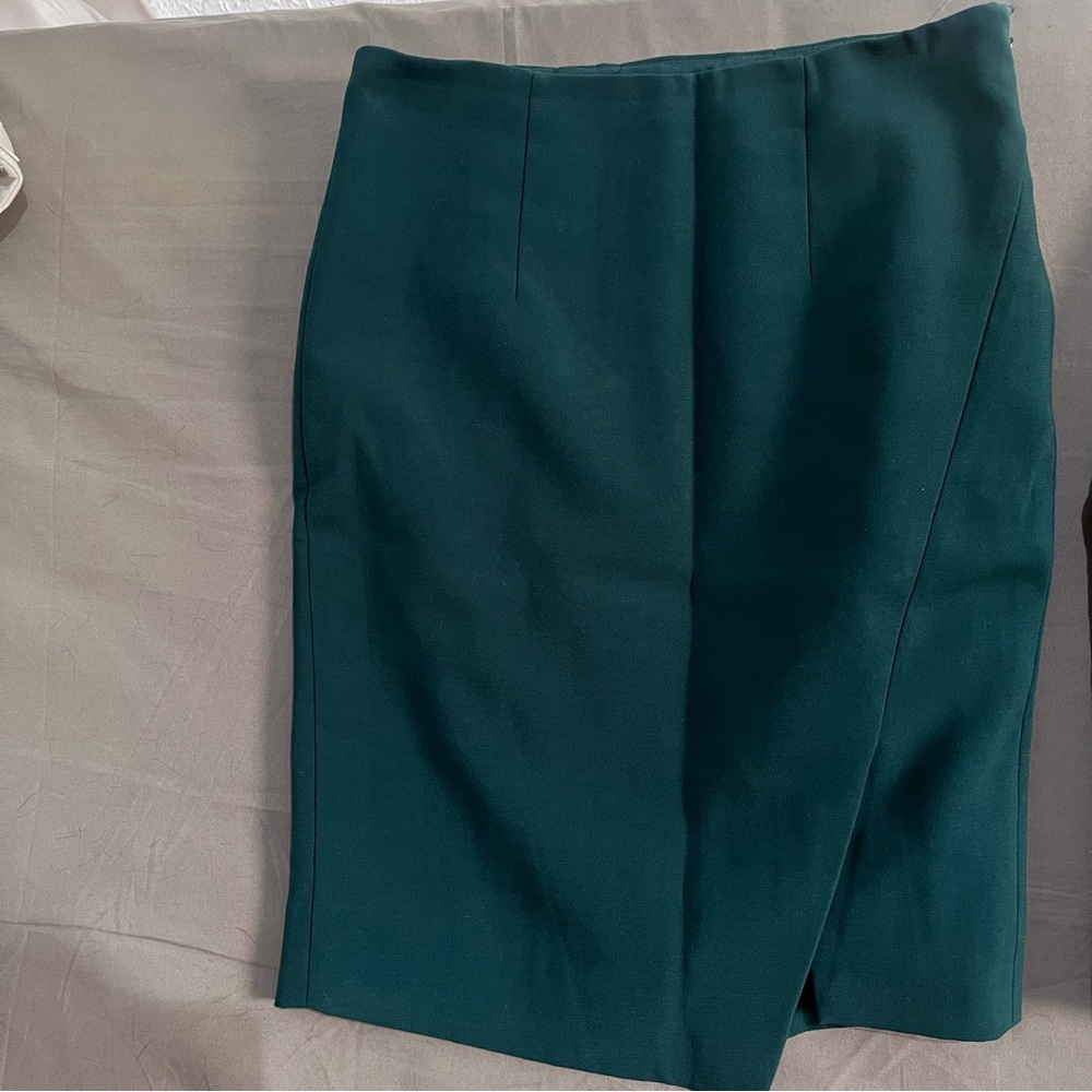 NWOT “BUNDLE”Elegant Green and Navy pencil Skirt Set Sise 00 - Picture 3 of 8
